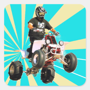 Quad Bike/ATV Vierkante Sticker