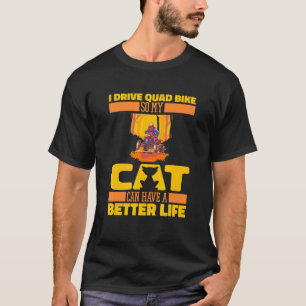 Quad Bike Kat Biker Motor Sport Quad Bike T-shirt