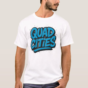 Quad Cities Graffiti Style – Urban Streetwear Nede T-shirt