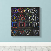 Quad Dice Canvas Afdruk (Insitu (Houten vloer))