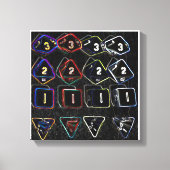 Quad Dice Canvas Afdruk (Voorkant)