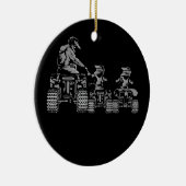 Quad Evolution Four Wheeling ATV 4 Wheeler Keramisch Ornament (Rechts)