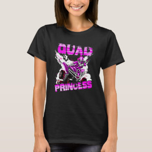 Quad Princess ATV 4 Wheeler Quad Offroad Mud MX Gi T-shirt