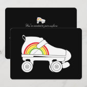 quad-schaats regenboog kaart (Voorkant / Achterkant)