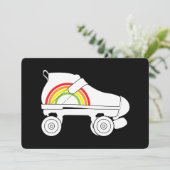 quad-schaats regenboog kaart (Staand voorkant)