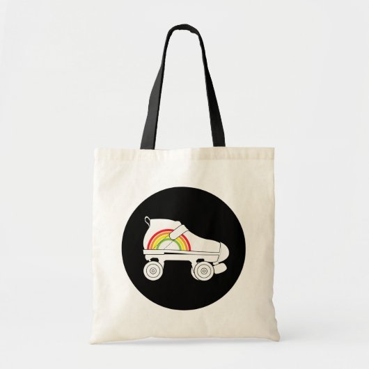 quad-schaats regenboog tote bag (Voorkant)