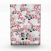 Quad Tens Poker Cards Layered, Fotoblokken (Voorkant)