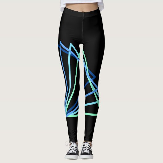 Quad triangle de Leggings d'Aqua (Devant)