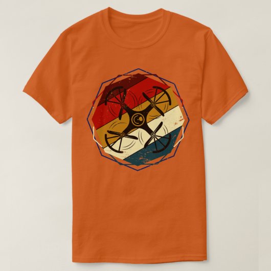 Quadcopter Drone T-shirt (Design voorkant)