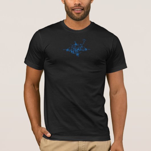 Quadcopterdrone T-shirt (Voorkant)