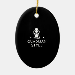 QUADMAN STYLE KERAMISCH ORNAMENT