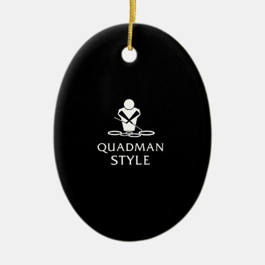 QUADMAN STYLE KERAMISCH ORNAMENT (Voorkant)