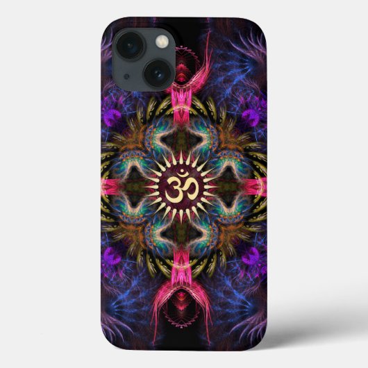 Quadra Angels Fractal Art Aum Case-Mate iPhone Case (Achterkant)