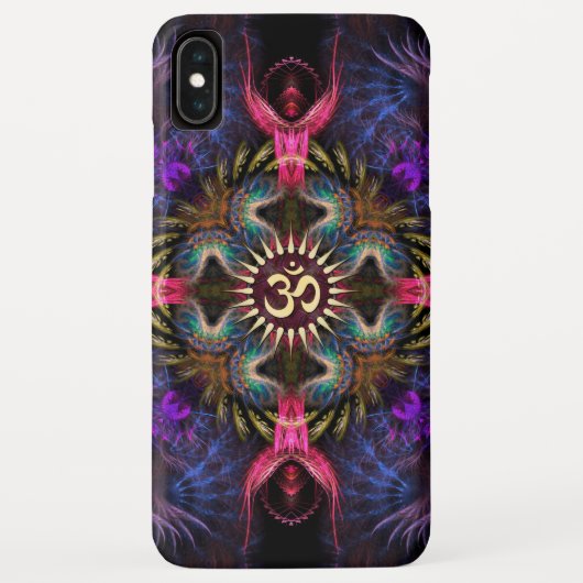 Quadra Angels Fractal Art Aum iPhone 4 Case-Mate Case (Achterkant)
