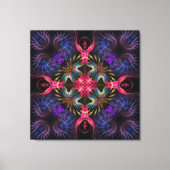 Quadra Angels Fractal Geometry Wrapped Canvas (Voorkant)