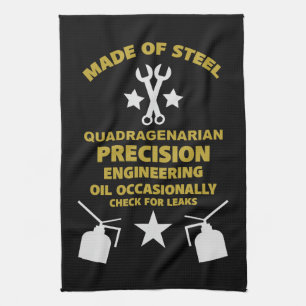 Quadragenarische verjaardag theedoek