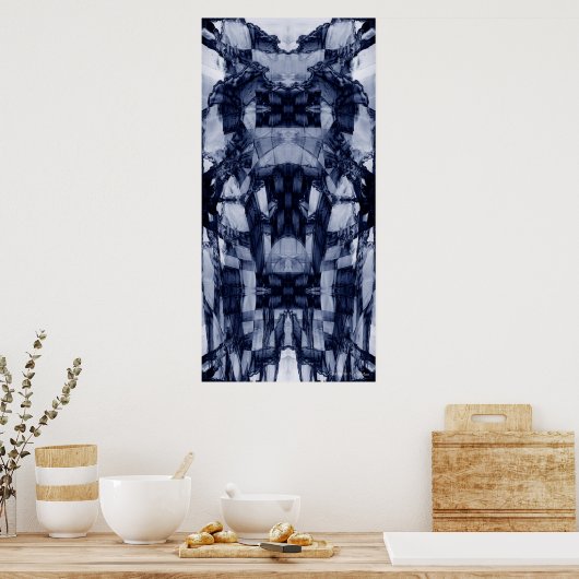 Quadratische code poster (Keuken)