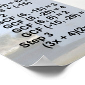 Quadratische oplossingen poster (Hoek)