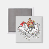 quadriga magneet (Voorkant / Achterkant)