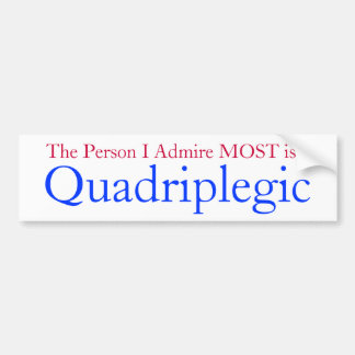 quadriplegie bewustzijn bumpersticker