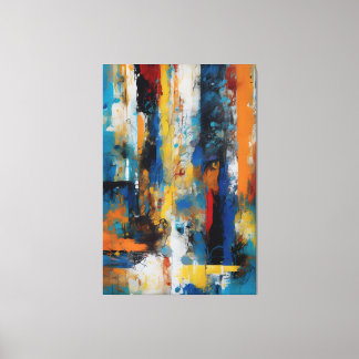 Quadro abstrato Impressão em Canvas Afdruk