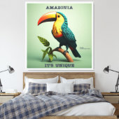 Quadro Amazônia - It's Unique - Tucano Canvas Afdruk (Insitu (Slaapkamer))