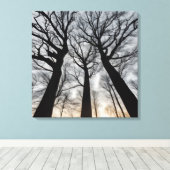 Quadro Árvore seca no deserto Canvas Afdruk (Insitu (Houten vloer))