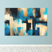 Quadro decorativo abstrato material Canvas (Insitu (Houten vloer))