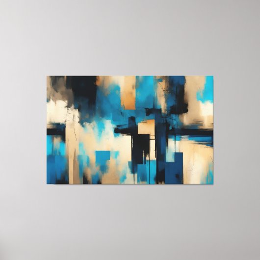 Quadro decorativo abstrato material Canvas (Voorkant)