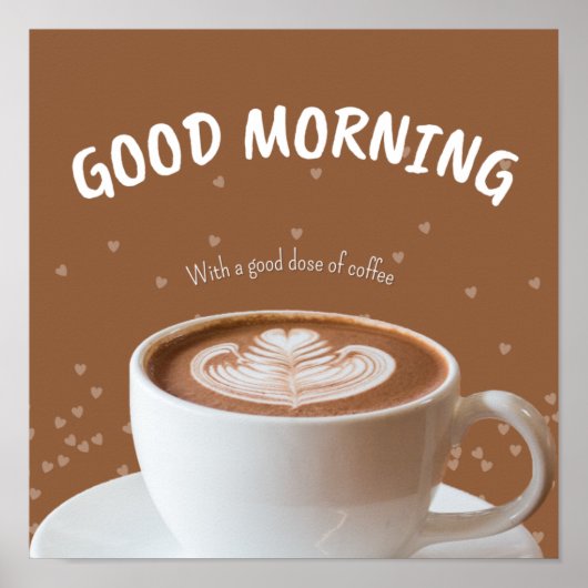 Quadro decorativo café poster (Voorkant)