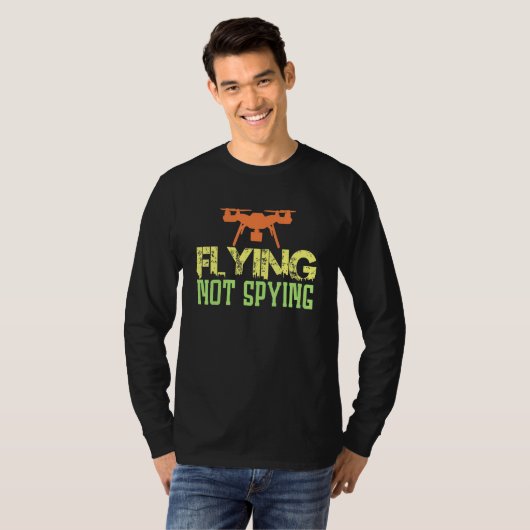 Quadrocopter Spy Fly Sy Fpv Drone T-shirt (Voorkant volledig)