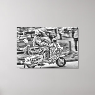 Quadrofenie - de Scooterjaren Canvas Afdruk