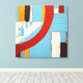 Quadros Decorativos em Canvas A Dança das Ondas (Insitu (Houten vloer))