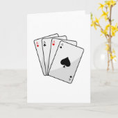 Quadruplés As Poker cartes de poker (Fleur jaune)