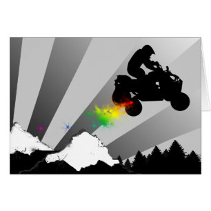 quadruples. coucher du soleil d'arc-en-ciel