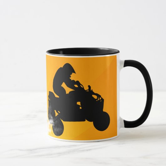 quads. oranje zonsondergang. mok (Rechts)