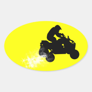 quads. ovale sticker