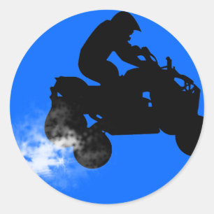 quads. ronde sticker