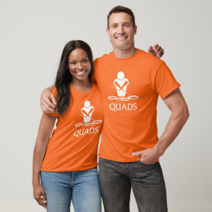 Quads Tenors Drumline Logo T-shirt bovenaan