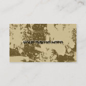 quads : vuil spoor : visitekaartje (Achterkant)