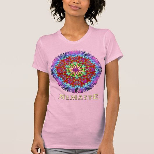 Quaff Namaste Kaleidoscope T-shirt (Voorkant)