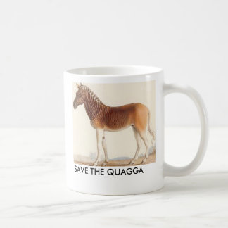 quagga-afbeelding, BESPAAR DE QUAGGA Koffiemok