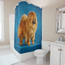 Quahrma Chow Shower Curtain Douchegordijn