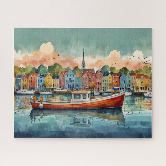 Quai Bateaux Puzzle (Horizontal)