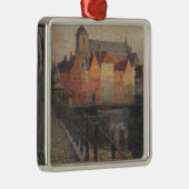 Quai de la Paille, Brugge Metalen Ornament (Rechts)