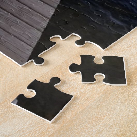 Quai sur le Puzzle Long Lake Maine (Côté)