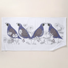 Quail Beach Towel Strandlaken
