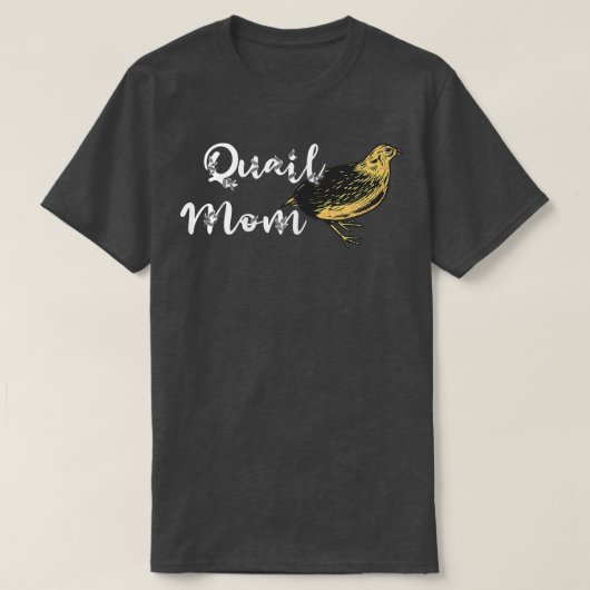 Quail Bird Eigenaar Quail Breeding B T-shirt (Design voorkant)