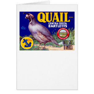 Quail Brand Contra Costa Bartletts