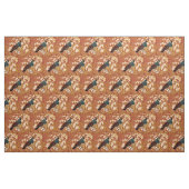 Quail Dans La Tissu De Faisées Automatiques (Fat Quarter)